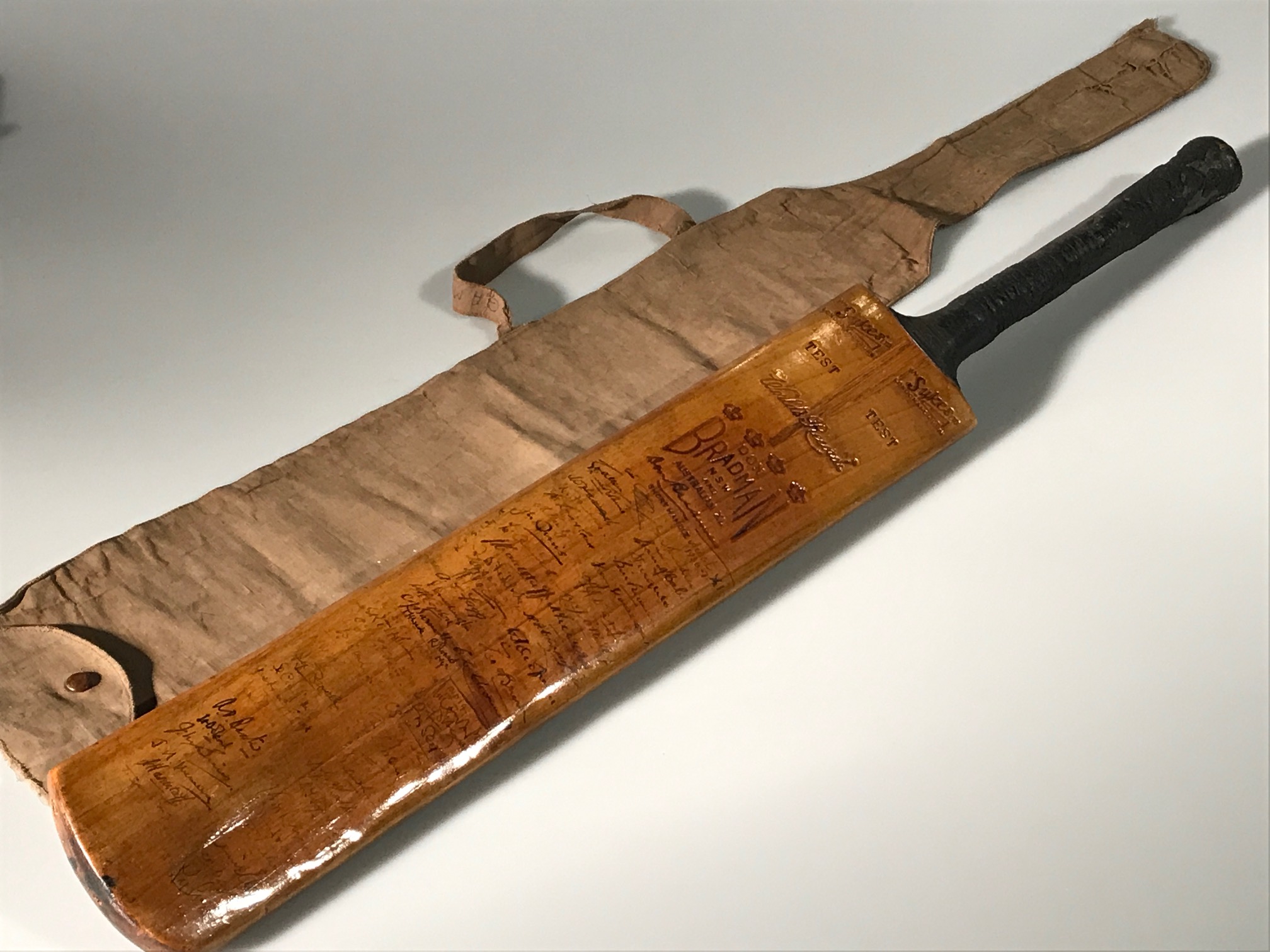 Sir Don Bradman Bat Sets A New World Record